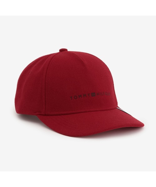 【安値】トミーヒルフィガー　ウールミックスロゴキャップ TOMMY HILFIGER（トミーヒルフィガー）の「ウールミックスロゴ