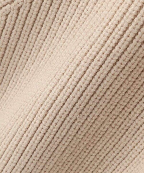 N.（N. Natural Beauty Basic）（エヌエヌナチュラルビューティーベーシック）の「◆アイレット畦ニット（ニット/セーター・レディース・ネイビー/オフホワイト/レッド/イエロー・MEDIUM）」の20枚目の写真