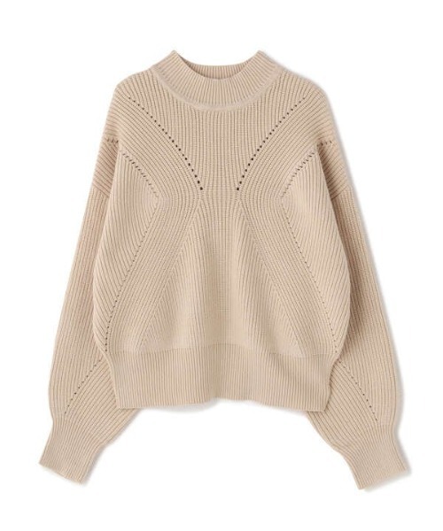 N.（N. Natural Beauty Basic）（エヌエヌナチュラルビューティーベーシック）の「◆アイレット畦ニット（ニット/セーター・レディース・ネイビー/オフホワイト/レッド/イエロー・MEDIUM）」の19枚目の写真