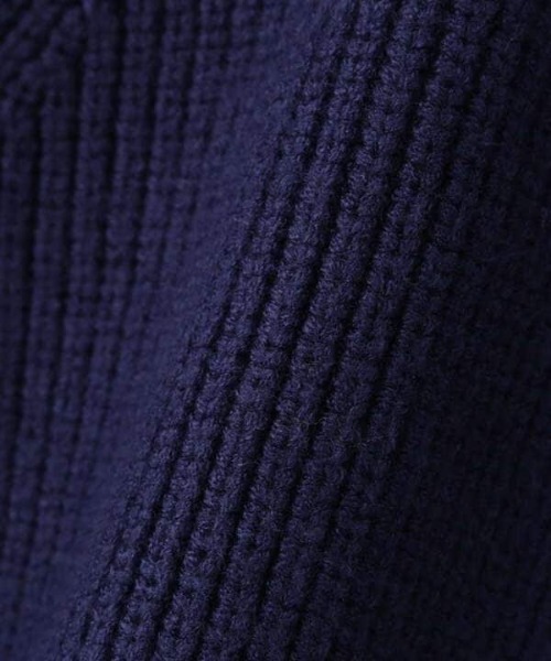 N.（N. Natural Beauty Basic）（エヌエヌナチュラルビューティーベーシック）の「◆アイレット畦ニット（ニット/セーター・レディース・ネイビー/オフホワイト/レッド/イエロー・MEDIUM）」の21枚目の写真