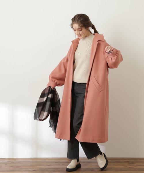 N.（N. Natural Beauty Basic）（エヌエヌナチュラルビューティーベーシック）の「◆アイレット畦ニット（ニット/セーター・レディース・ネイビー/オフホワイト/レッド/イエロー・MEDIUM）」の17枚目の写真