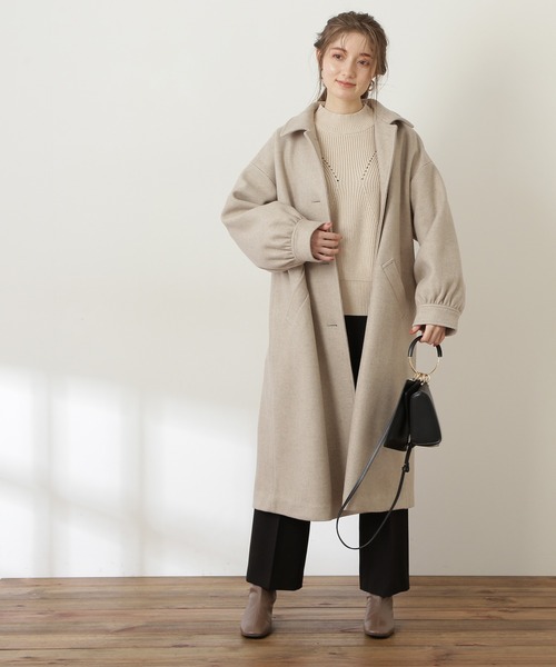 N.（N. Natural Beauty Basic）（エヌエヌナチュラルビューティーベーシック）の「◆アイレット畦ニット（ニット/セーター・レディース・ネイビー/オフホワイト/レッド/イエロー・MEDIUM）」の18枚目の写真