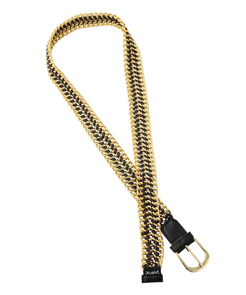 X-girl（エックスガール）の「CHAIN BELT（ベルト・レディース・シルバー/ゴールド・ONE SIZE）」の3枚目の写真