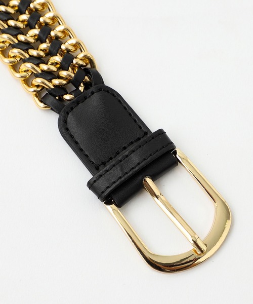 X-girl（エックスガール）の「CHAIN BELT（ベルト・レディース・シルバー/ゴールド・ONE SIZE）」の10枚目の写真