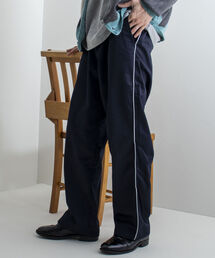 GLOSTER | 【GLOSTER/グロスター】サイドライン チノトラウザーズ トラックパンツ(チノパンツ)