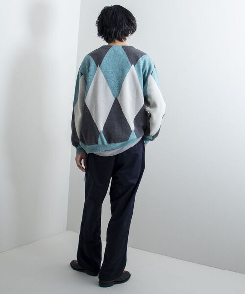 GLOSTER(グロスター)の「【GLOSTER/グロスター】サイドライン チノトラウザーズ トラックパンツ(チノパンツ・メンズ・カーキ/ネイビー・SMALL/MEDIUM/LARGE)」の21枚目の写真