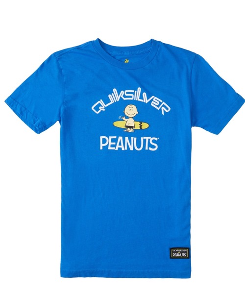 Quiksilver（クイックシルバー）の「PEANUTS CREW YOUTH/クイックシルバーキッズピーナッツコラボ半袖Tシャツ（Tシャツ