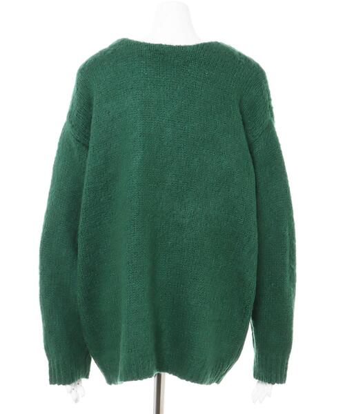 INGNI（イング）の「モヘアタッチVネックカーディガン（カーディガン/ボレロ・レディース・ブラック/オレンジ/ブルー/グリーン/アイボリー/イエロー系3/レッド・M）」の17枚目の写真