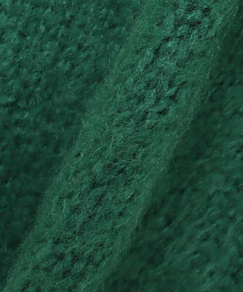 INGNI（イング）の「モヘアタッチVネックカーディガン（カーディガン/ボレロ・レディース・ブラック/オレンジ/ブルー/グリーン/アイボリー/イエロー系3/レッド・M）」の16枚目の写真