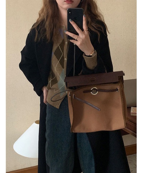 LOPASS（ロパス）の「カーディガン（カーディガン/ボレロ・レディース・ブラウン/グレー・MEDIUM）」の20枚目の写真