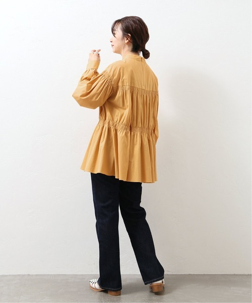 JOURNAL STANDARD(ジャーナルスタンダード)の「チューインローンシャーリングブラウス◆(Tシャツ/カットソー・レディース・ブラック/ホワイト/イエロー・FREE)」の13枚目の写真
