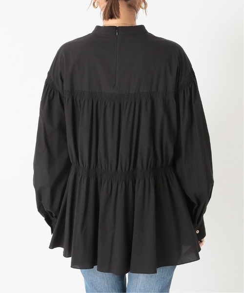 JOURNAL STANDARD(ジャーナルスタンダード)の「チューインローンシャーリングブラウス◆(Tシャツ/カットソー・レディース・ブラック/ホワイト/イエロー・FREE)」の18枚目の写真