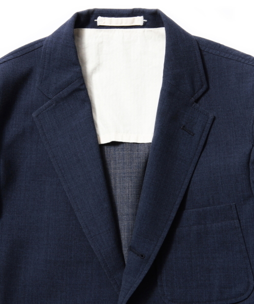 BEAMS PLUS(ビームスプラス)の「◎BEAMS PLUS / インディゴ プリント ジャケット(テーラードジャケット・メンズ・インディゴブルー・SMALL/LARGE/MEDIUM)」の7枚目の写真