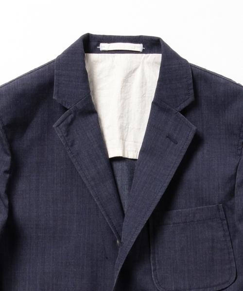 BEAMS PLUS(ビームスプラス)の「◎BEAMS PLUS / インディゴ プリント ジャケット(テーラードジャケット・メンズ・インディゴブルー・SMALL/LARGE/MEDIUM)」の9枚目の写真