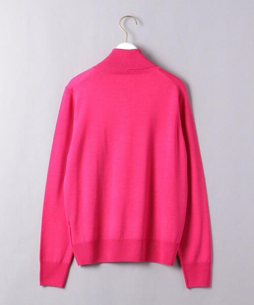 UNITED ARROWS（ユナイテッドアローズ）の「＜UNITED ARROWS＞W 18G タートルネック ニット B（ニット/セーター・レディース・ブラック/オフホワイト/ピンク・フリー）」の21枚目の写真