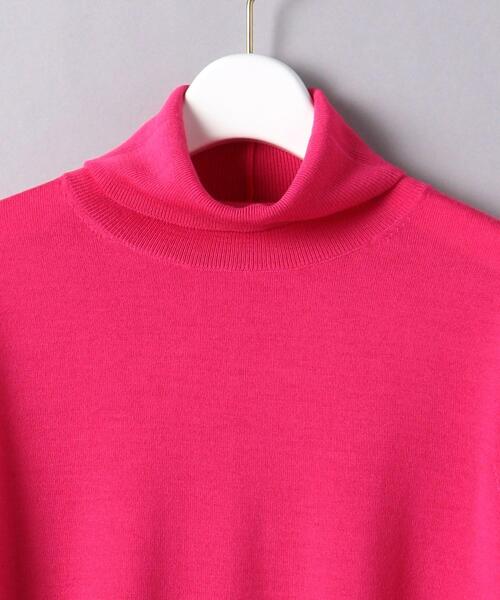 UNITED ARROWS（ユナイテッドアローズ）の「＜UNITED ARROWS＞W 18G タートルネック ニット B（ニット/セーター・レディース・ブラック/オフホワイト/ピンク・フリー）」の20枚目の写真