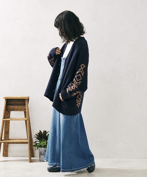 PENDLETON（ペンドルトン）の「【PENDLETON/ペンドルトン】別注ジャガード カーディガン 2（カーディガン/ボレロ・メンズ・ブラック/ネイビー・MEDIUM/LARGE）」の8枚目の写真