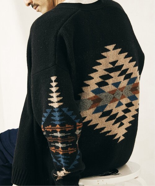 PENDLETON（ペンドルトン）の「【PENDLETON/ペンドルトン】別注ジャガード カーディガン 2（カーディガン/ボレロ・メンズ・ブラック/ネイビー・MEDIUM/LARGE）」の15枚目の写真