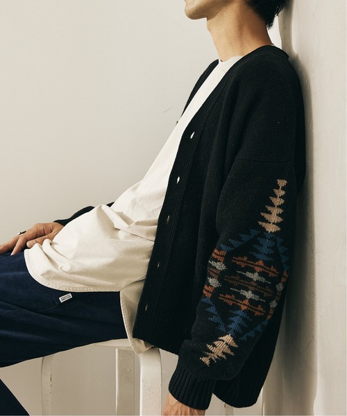 PENDLETON（ペンドルトン）の「【PENDLETON/ペンドルトン】別注ジャガード カーディガン 2（カーディガン/ボレロ・メンズ・ブラック/ネイビー・MEDIUM/LARGE）」の17枚目の写真