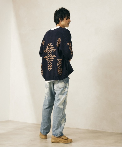 PENDLETON（ペンドルトン）の「【PENDLETON/ペンドルトン】別注ジャガード カーディガン 2（カーディガン/ボレロ・メンズ・ブラック/ネイビー・MEDIUM/LARGE）」の19枚目の写真