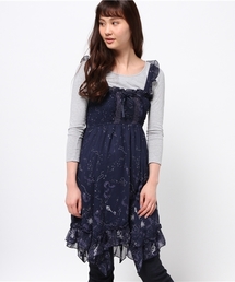axes femme ドット柄チュニックワンピース　2way 2wayドッキングワンピース | outlet | axes femme online shop