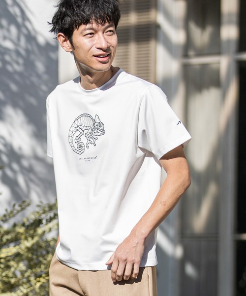 CALL&RESPONSE(コールアンドレスポンス)の「mt7580-プリント半袖TEE-ジオメトリック カメレオン(Tシャツ/カットソー・メンズ・ブラック/ホワイト・1/5/2/4)」の14枚目の写真
