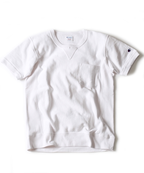 Champion(チャンピオン)の「Champion(チャンピオン)×SHIPS AUTHENTIC: 別注 リバースウィーブ ポケット/クルーネック ショートスリーブ/スウェット■(スウェット・メンズ・ホワイト/ライトブルー/ブルー/ヘザ-グレー・SMALL/MEDIUM/LARGE)」の8枚目の写真