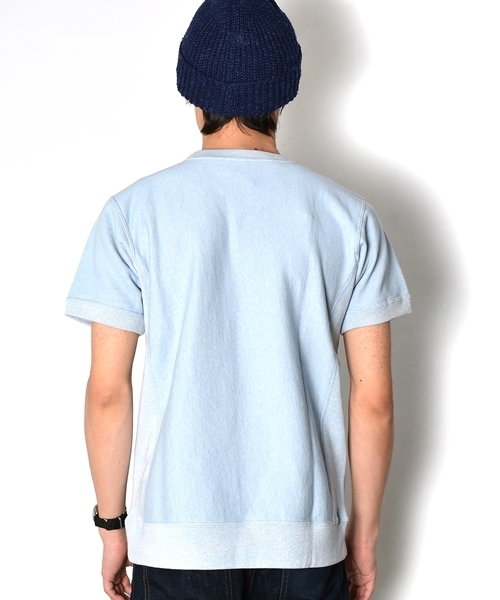 Champion(チャンピオン)の「Champion(チャンピオン)×SHIPS AUTHENTIC: 別注 リバースウィーブ ポケット/クルーネック ショートスリーブ/スウェット■(スウェット・メンズ・ホワイト/ライトブルー/ブルー/ヘザ-グレー・SMALL/MEDIUM/LARGE)」の18枚目の写真