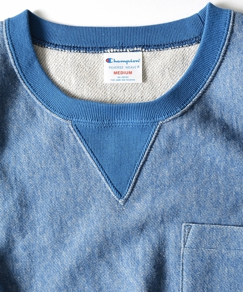 Champion(チャンピオン)の「Champion(チャンピオン)×SHIPS AUTHENTIC: 別注 リバースウィーブ ポケット/クルーネック ショートスリーブ/スウェット■(スウェット・メンズ・ホワイト/ライトブルー/ブルー/ヘザ-グレー・SMALL/MEDIUM/LARGE)」の13枚目の写真