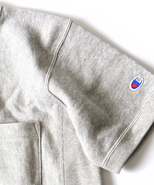 Champion(チャンピオン)の「Champion(チャンピオン)×SHIPS AUTHENTIC: 別注 リバースウィーブ ポケット/クルーネック ショートスリーブ/スウェット■(スウェット・メンズ・ホワイト/ライトブルー/ブルー/ヘザ-グレー・SMALL/MEDIUM/LARGE)」の19枚目の写真