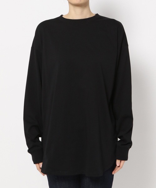 PAGEBOY(ページボーイ)の「ルーズシルエットロンT(Tシャツ/カットソー・レディース・ブラック/オフホワイト/グリーン・FREE)」の11枚目の写真