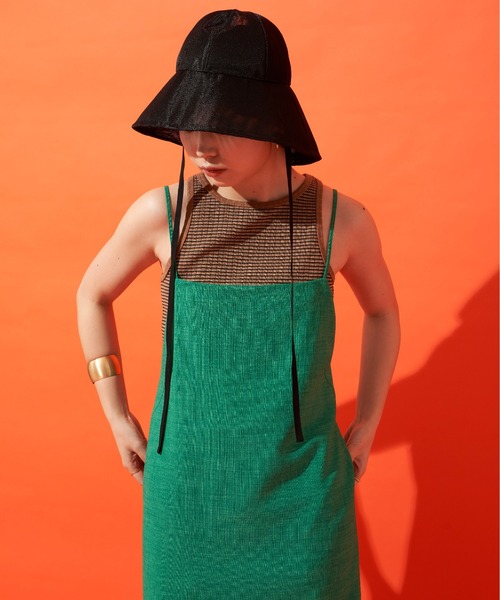 Aunt Marie's（アントマリーズ）の「Iラインキャミワンピース（ワンピース・レディース・チャコールグレー/グリーン/アイボリー・FREE）」の11枚目の写真