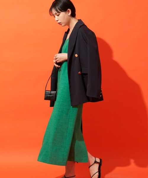 Aunt Marie's（アントマリーズ）の「Iラインキャミワンピース（ワンピース・レディース・チャコールグレー/グリーン/アイボリー・FREE）」の18枚目の写真