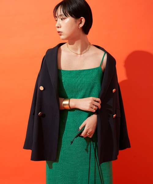 Aunt Marie's（アントマリーズ）の「Iラインキャミワンピース（ワンピース・レディース・チャコールグレー/グリーン/アイボリー・FREE）」の22枚目の写真