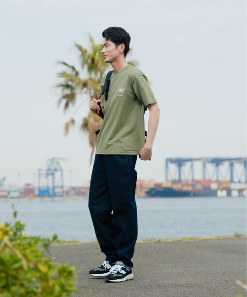 Blue Standard (ブルースタンダード)の「【BLUE STANDARD/ブルースタンダード】汗染みの目立ちにくいTシャツ ZEROSTAIN アニマルワンポイント刺繍Tシャツ(Tシャツ/カットソー・メンズ・チャコールグレー/ブルー/ホワイト/その他1/その他2/オリーブ/ピンク系その他/ホワイト系その他・X-LARGE/LARGE/SMALL/MEDIUM)」の13枚目の写真