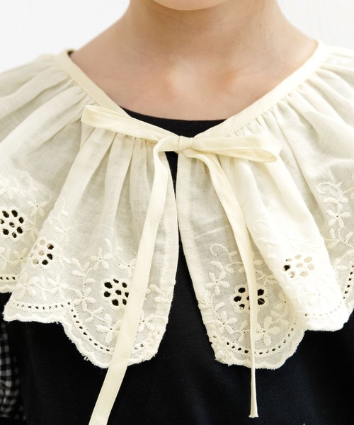 Bee des Bee（ビーデスビー）の「付け襟（付け襟・キッズ・アイボリー・フリー）」の4枚目の写真