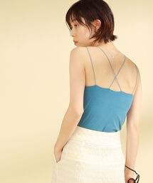 Ray BEAMS | Ray BEAMS / バック クロス カップ キャミソール(キャミソール)