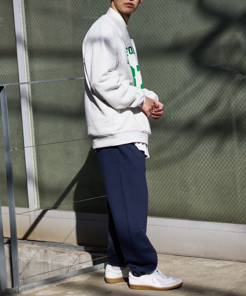 DISCOAT(ディスコート)の「ヘヴィウェイトナンバリングロゴビッグスウェット(スウェット・レディース・ネイビー/グリーン/オートミール・FREE)」の4枚目の写真