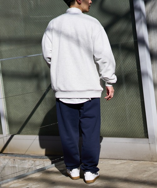 DISCOAT(ディスコート)の「ヘヴィウェイトナンバリングロゴビッグスウェット(スウェット・レディース・ネイビー/グリーン/オートミール・FREE)」の12枚目の写真