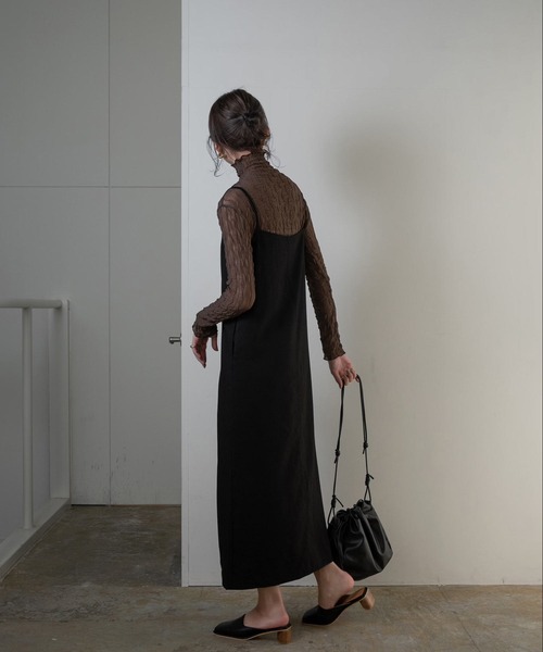 Amiur（エミレ）の「nuance sheer high neck（その他トップス・レディース・ブラック/ブラウン/アイボリー・FREE）」の15枚目の写真