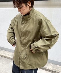 ポプリンショートモッズコート