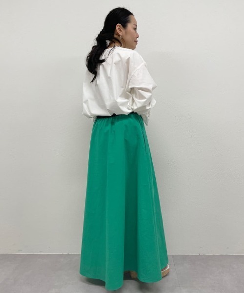 BEARDSLEY(ビアズリー)の「フレアースカート(スカート・レディース・グリーン/ネイビー・1/0)」の14枚目の写真