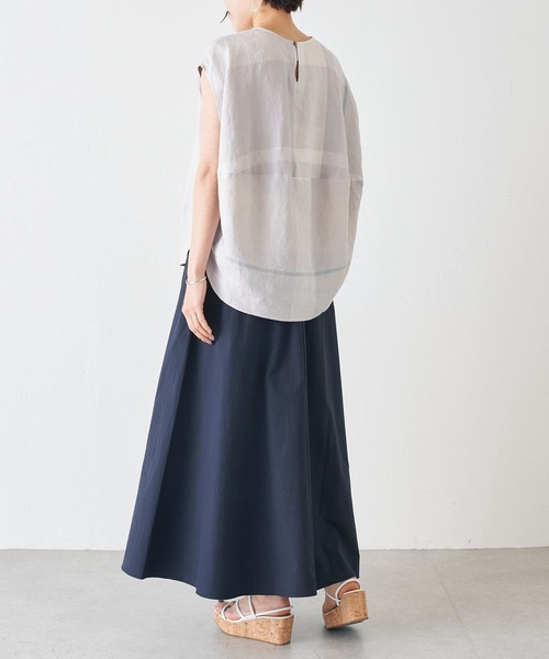 BEARDSLEY(ビアズリー)の「フレアースカート(スカート・レディース・グリーン/ネイビー・1/0)」の16枚目の写真