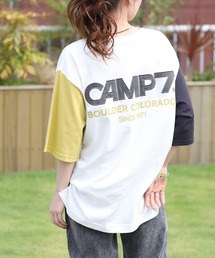 CAMP7 | 【CAMP7】クレイジースリーブ半袖Tシャツ(Tシャツ/カットソー)