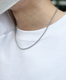 yield（イールド）の「【yield select】Stainless Chain Necklace ショートタイプ チェーンネックレス 長さ45cm PSCN-01-45,PSCN-02-45,PSCN-03-45,PSCN-04-45（ネックレス）」