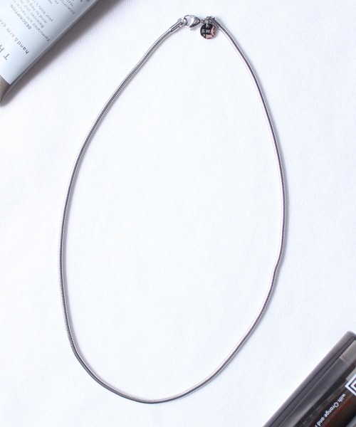 yield（イールド）の「【yield select】Stainless Chain Necklace ショートタイプ チェーンネックレス 長さ45cm PSCN-01-45,PSCN-02-45,PSCN-03-45,PSCN-04-45（ネックレス・レディース・シルバー系1/シルバー系2/シルバー系3/シルバー系4・FREE）」の8枚目の写真