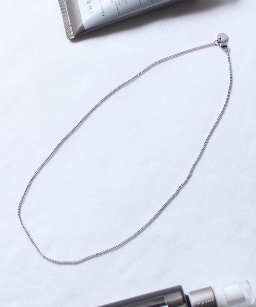 yield（イールド）の「【yield select】Stainless Chain Necklace ショートタイプ チェーンネックレス 長さ45cm PSCN-01-45,PSCN-02-45,PSCN-03-45,PSCN-04-45（ネックレス・レディース・シルバー系1/シルバー系2/シルバー系3/シルバー系4・FREE）」の10枚目の写真