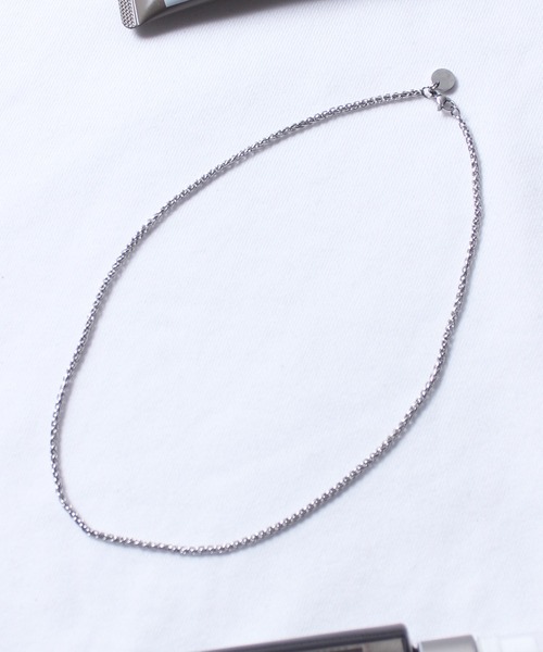 yield（イールド）の「【yield select】Stainless Chain Necklace ショートタイプ チェーンネックレス 長さ45cm PSCN-01-45,PSCN-02-45,PSCN-03-45,PSCN-04-45（ネックレス・レディース・シルバー系1/シルバー系2/シルバー系3/シルバー系4・FREE）」の14枚目の写真