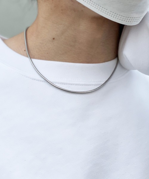 yield（イールド）の「【yield select】Stainless Chain Necklace ショートタイプ チェーンネックレス 長さ45cm PSCN-01-45,PSCN-02-45,PSCN-03-45,PSCN-04-45（ネックレス・レディース・シルバー系1/シルバー系2/シルバー系3/シルバー系4・FREE）」の15枚目の写真