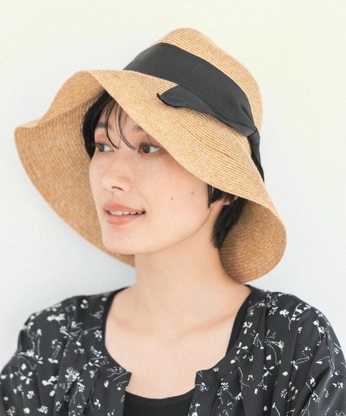 LEPSIM(レプシィム)の「ペーパータタメルキノウHAT 264833(ハット・レディース・ブラウン/ベージュ/グレイッシュベージュ・ONE SIZE)」の2枚目の写真